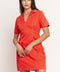 BOLD AND BEAUTIFUL WOVEN MINI DRESS
