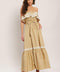GOLDEN DUNE WOVEN ANKLE DRESS