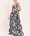 MONO BLOOM WOVEN MAXI DRESS