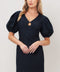 MIDNIGHT FEMME WOVEN MINI DRESS