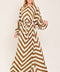 RESORT CHEVRON WOVEN MAXI DRESS