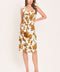WILD AMBER LOVE SONG WOVEN MIDI DRESS