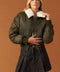 IN A TRANCE WOVEN BOMBER JACKET