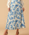 STARS IN MY HEART WOVEN MIDI SKIRT