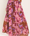 PLUM BLOSSOM WOVEN FULL MAXI SKIRT