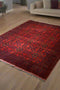 Terkaman Tribal Afghan Oriental Rug, size 6" x 8" (C)