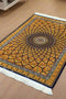 Exquisite 100% Silk Persian Design Rug – Elegant and Luxurious, size 3" x 5" (H)