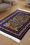 Exquisite 100% Silk Persian Design Rug – Elegant and Luxurious, size 3' 3" x 4' 10" (H)