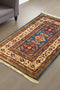 Hand-Knotted Vegetable Dye Kazak Rug from Pakistan, size 2' 7" x 4' 1"