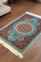Exquisite 100% Silk Tabriz Rug – Elegant and Luxurious, size 2' 6"x 4"