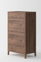 Isabella Mid Century 5 Drawer Chest - American Black Walnut