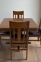 Mission Quarter Sawn Oak Square Dining Table Set - 42"