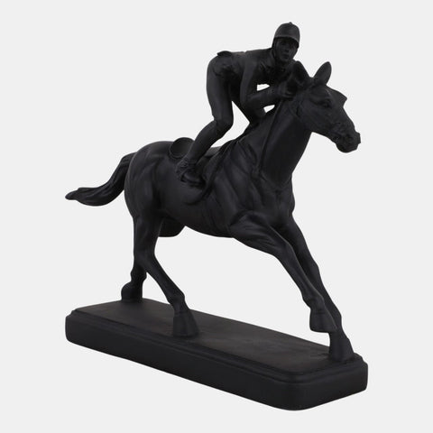 Horse w/ Jockey Figure