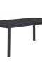 Sardinia Outdoor Aluminum Dining Table - Black
