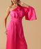 DOWN MEMORY LANE WOVEN SATIN JUMPSUIT