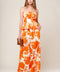 TIME FOR ORANGE TEA WOVEN PANTS