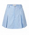VALERIA POWDER BLUE WOVEN SKORT
