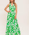 GARDEN WHISPER GREEN WOVEN JUMPSUIT