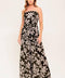 DREAMY ELEGANCE BLACK WOVEN JUMPSUIT