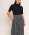 ÉCHEC PARISIEN KNIT TOP AND TWEED PANT JUMPSUIT