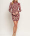 BASK IN LOVE SWEATER MINI DRESS