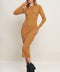 BE WITH YOU SWEATER MIDI DRESS