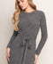 BE GOOD TO ME SWEATER MIDI DRESS