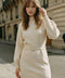 ALONG THE SHORELINE SWEATER MIDI DRESS