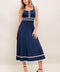 DREAMY DAISY KNIT MIDI DRESS
