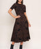 GOTHIC MUSE JACQUARD SWEATER MIDI DRESS
