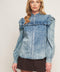 WESTERN CHIC DENIM TOP
