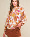 ROMANTICALLY ENTANGLED WOVEN TOP