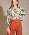 RADIANT POISE WOVEN TOP