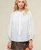 CLEAN AESTHETIC WOVEN TOP