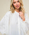 CLEAN AESTHETIC WOVEN TOP