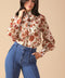 MEMORIES IN FOCUS WOVEN BLOUSE