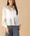 GIRL ON THE GO ORGANZA TOP