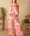 OVER YOU AGAIN WOVEN TOP AND PANT SET