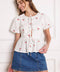 CLOSER THAN EVER WOVEN TOP