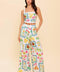 MARIGOLD IVORY WOVEN TOP AND PANT SET
