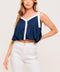 SCENT OF SPRING WOVEN TOP