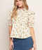 SWEET TERRACOTTA WOVEN TOP