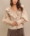 COUTURE CODE WOVEN TOP