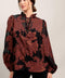JUST DARK ENOUGH TO FEEL SPECIAL WOVEN TOP