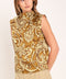 BOHEME PAISLEY WOVEN TOP
