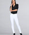 Jude Mid Rise Skinny - Snow White