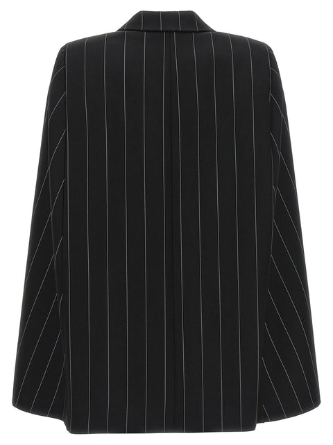 Federica Bonifaci Pinstripe Tuxedo Cape