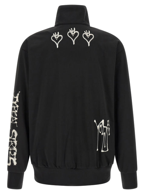 Y-3 Track Top Gfx Nyln Printed Zip Sweatshirt