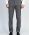 Black & Grey Micro-Patterned Fabric Trousers – Wessi