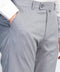 Light Grey Micro Patterned Slim Fit Dress Trousers – Wessi